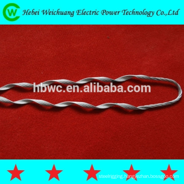 High quality galvanized steel preformed dead end clamp,preformed guy grip,cable clamp